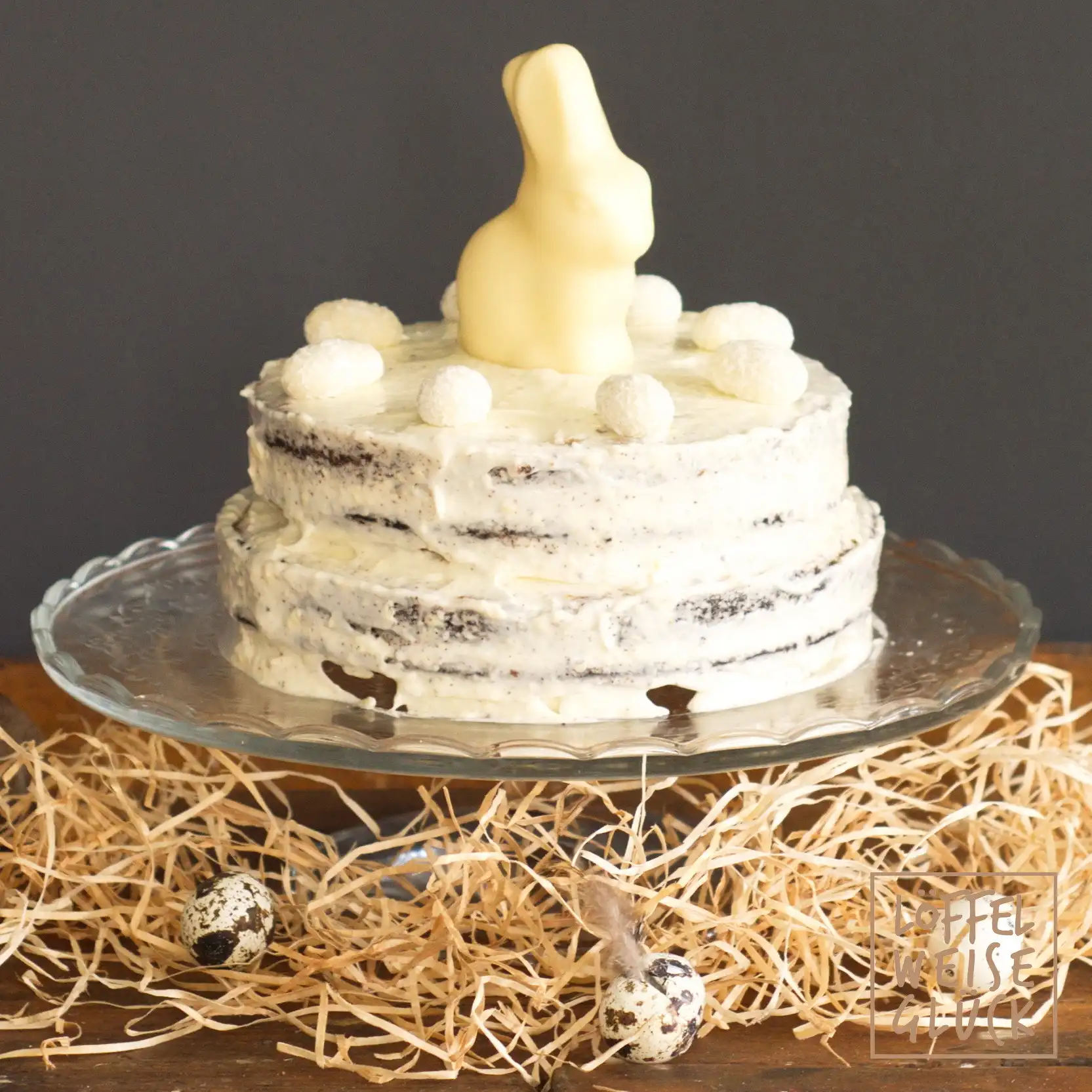 Möhren-Layercake mit Walnüssen